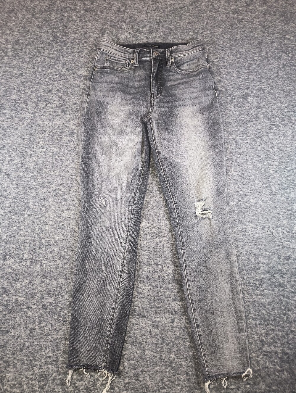 Lucky Brand Bridgette high rise skinny jeans, gray, women's 6/28